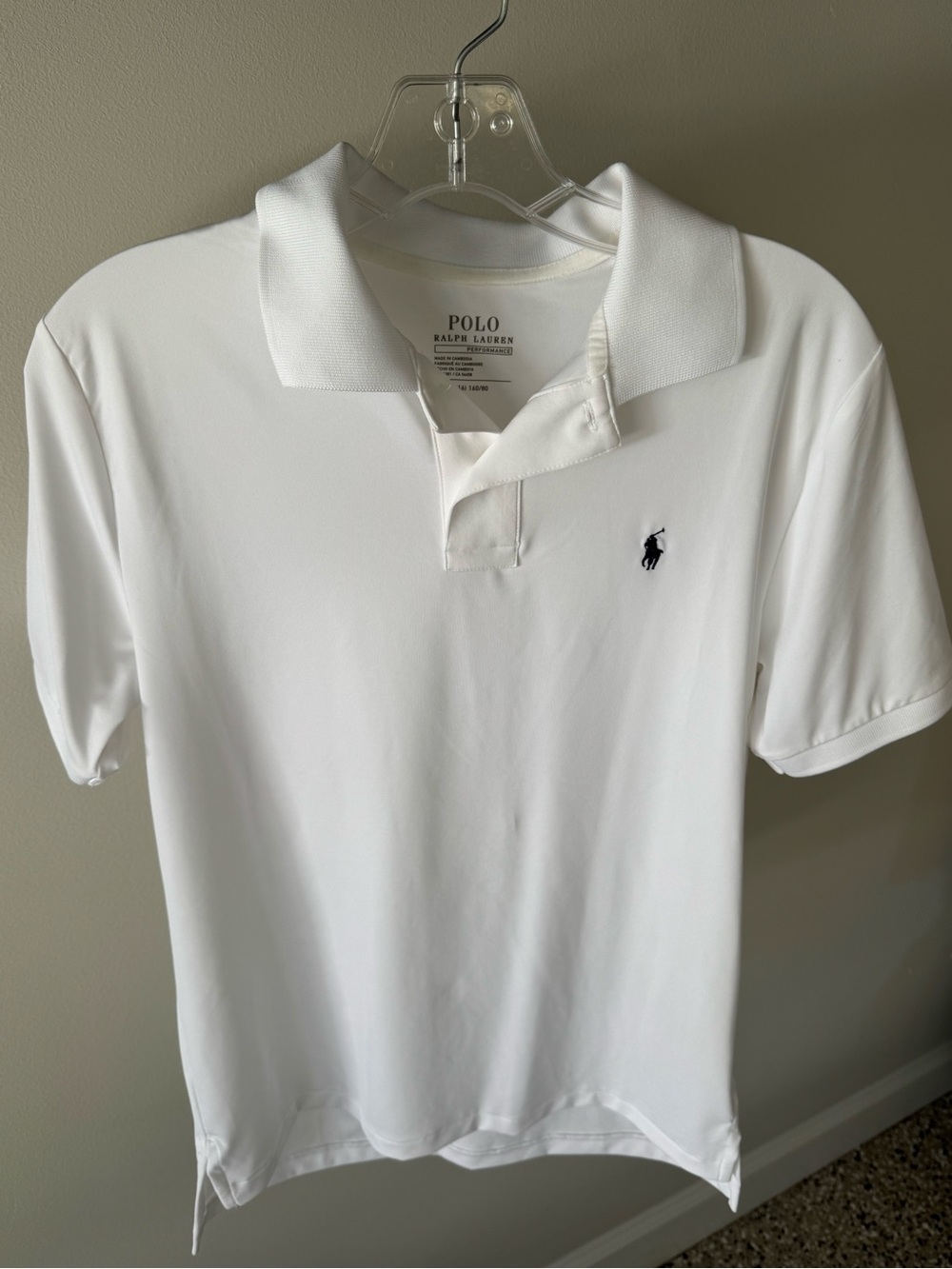 Polo by Ralph Lauren White Classic Polo Shirt

(Performance Fit)